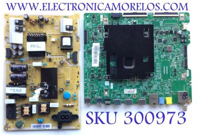 KIT DE TARJETAS PARA TV SAMSUNG / MAIN BN94-10799L / BN41-02528A / BN97-10648J / FUENTE BN4400806A / L40S6_FDY / BN44-00806A / PANEL CY-GK043HGAV1H / DISPLAY BN96-39298A / T430QVN02.4 / MODELO UN43KU630DFXZA AB03